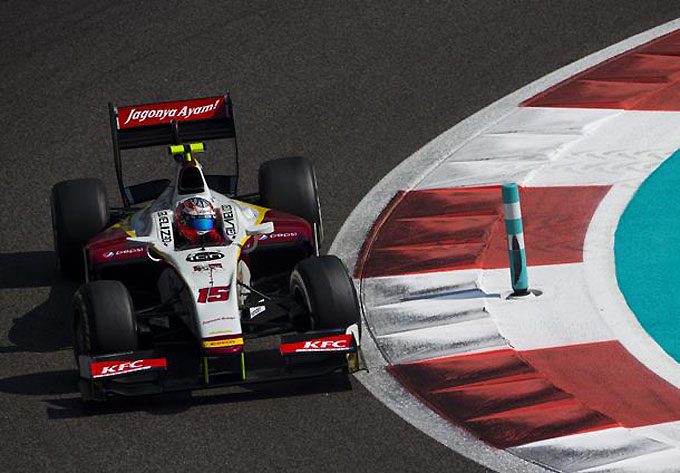 Mitch Evans GP2 Abu Dhabi